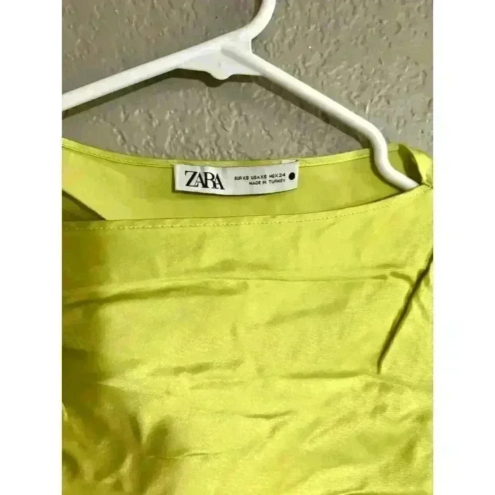 Zara Yellow Midi Dress - Picture 7 of 9